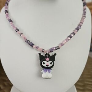 Kuromi Beaded Necklace